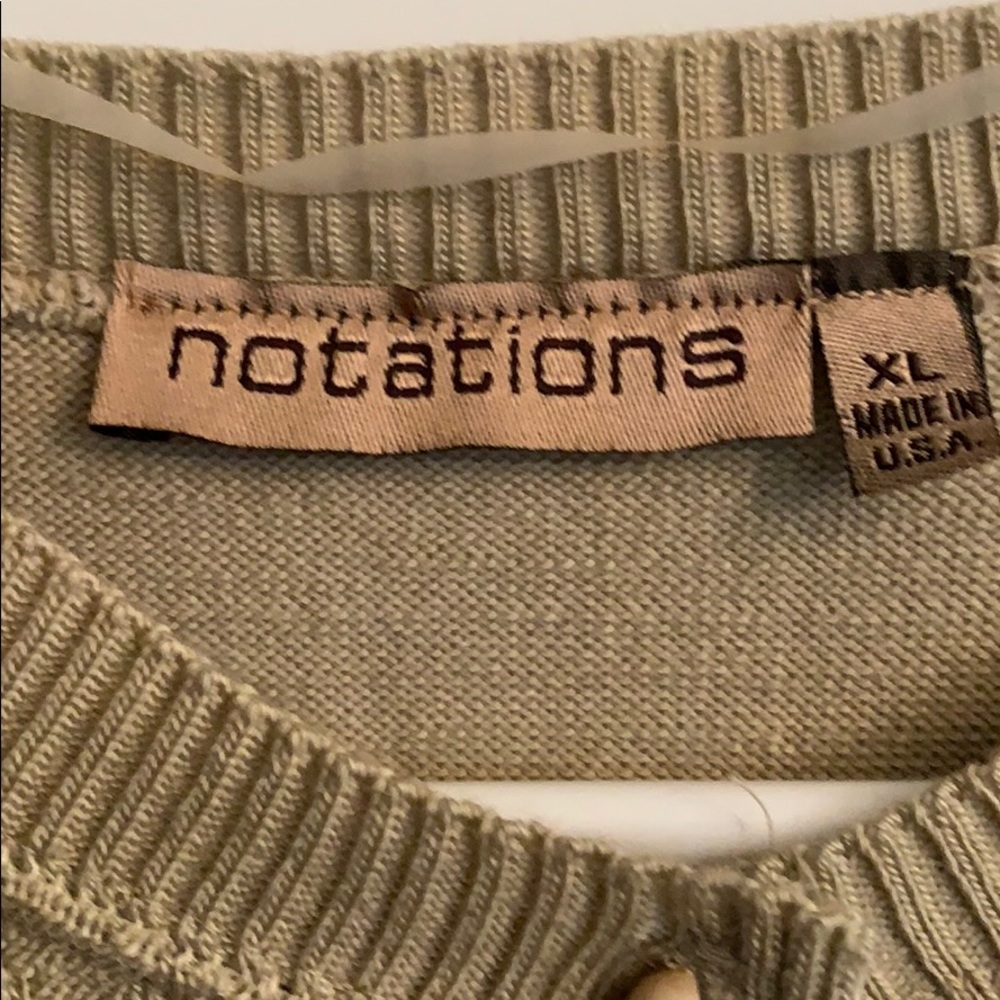 Notations cardigan - Picture 3 of 3